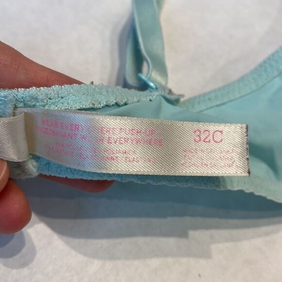 Pink Victoria’s Secret Wear Everywhere Push-Up 32C Multi-Way Straps Blue Pink - Picture 9 of 12